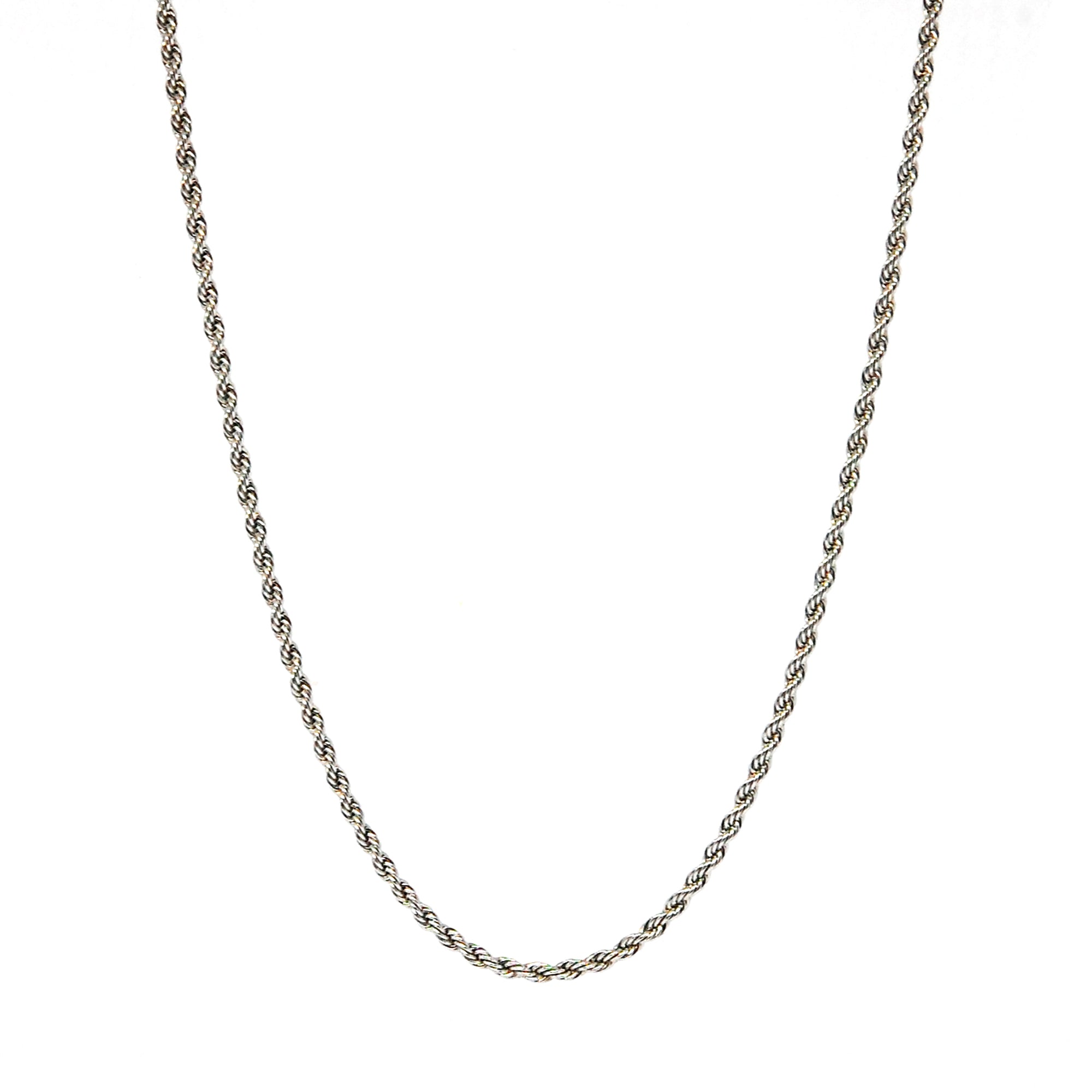 ESCH 7830: 17" S/S Twisted Rope Chain (2mm)