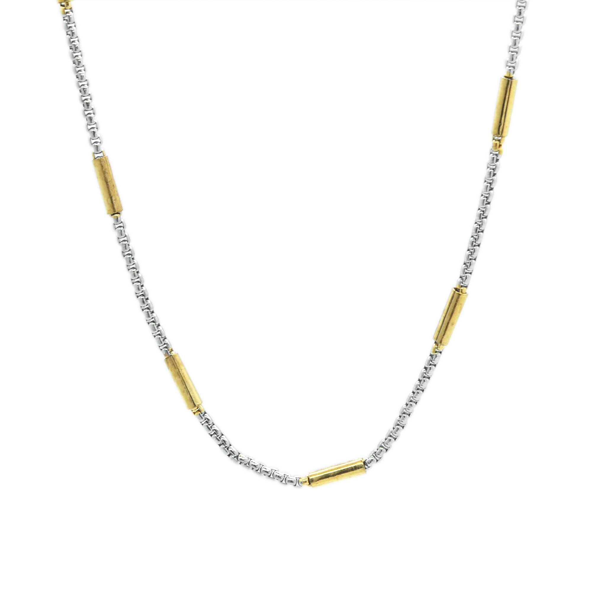 ESCH 5152: 19"  Belcher Chain w/ Gold Plated Bars