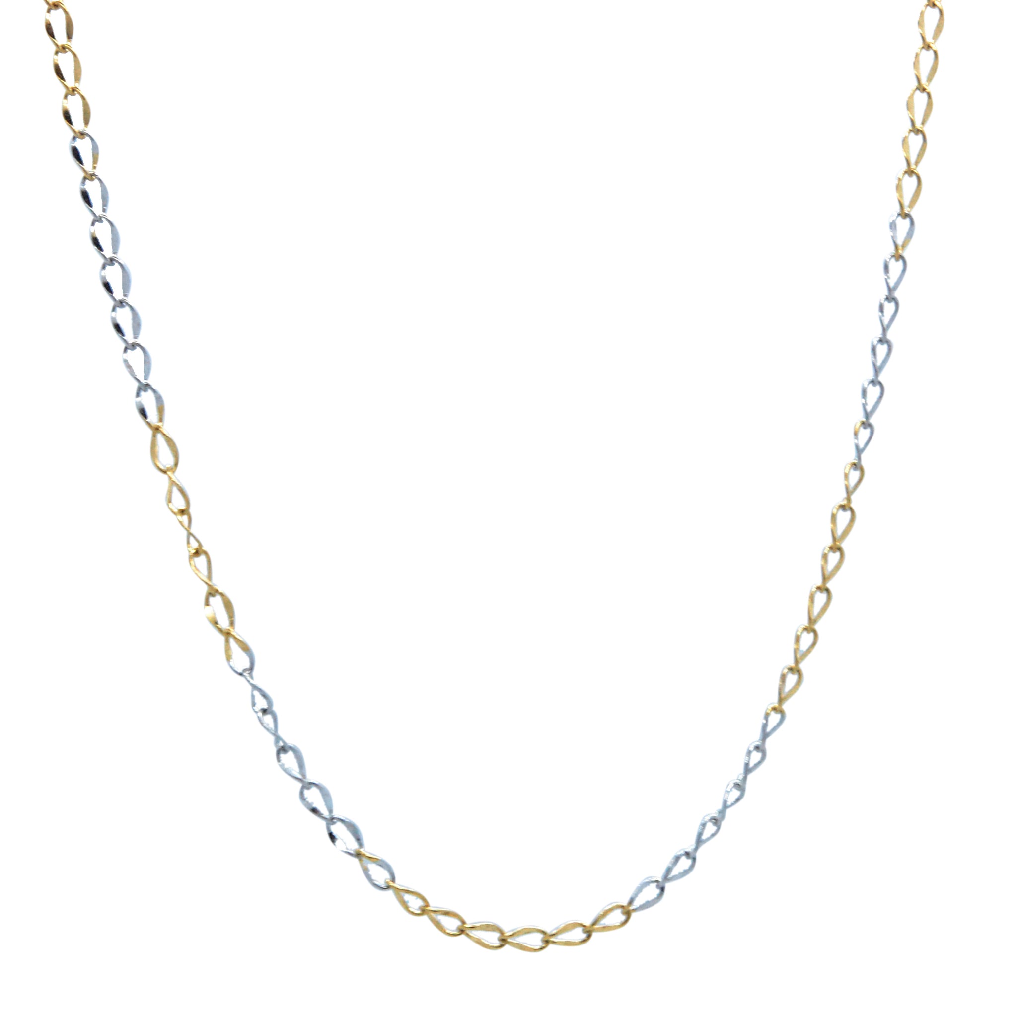 ESCH 5930: 19" Sparkly 2-Tone Figure 8 Chain