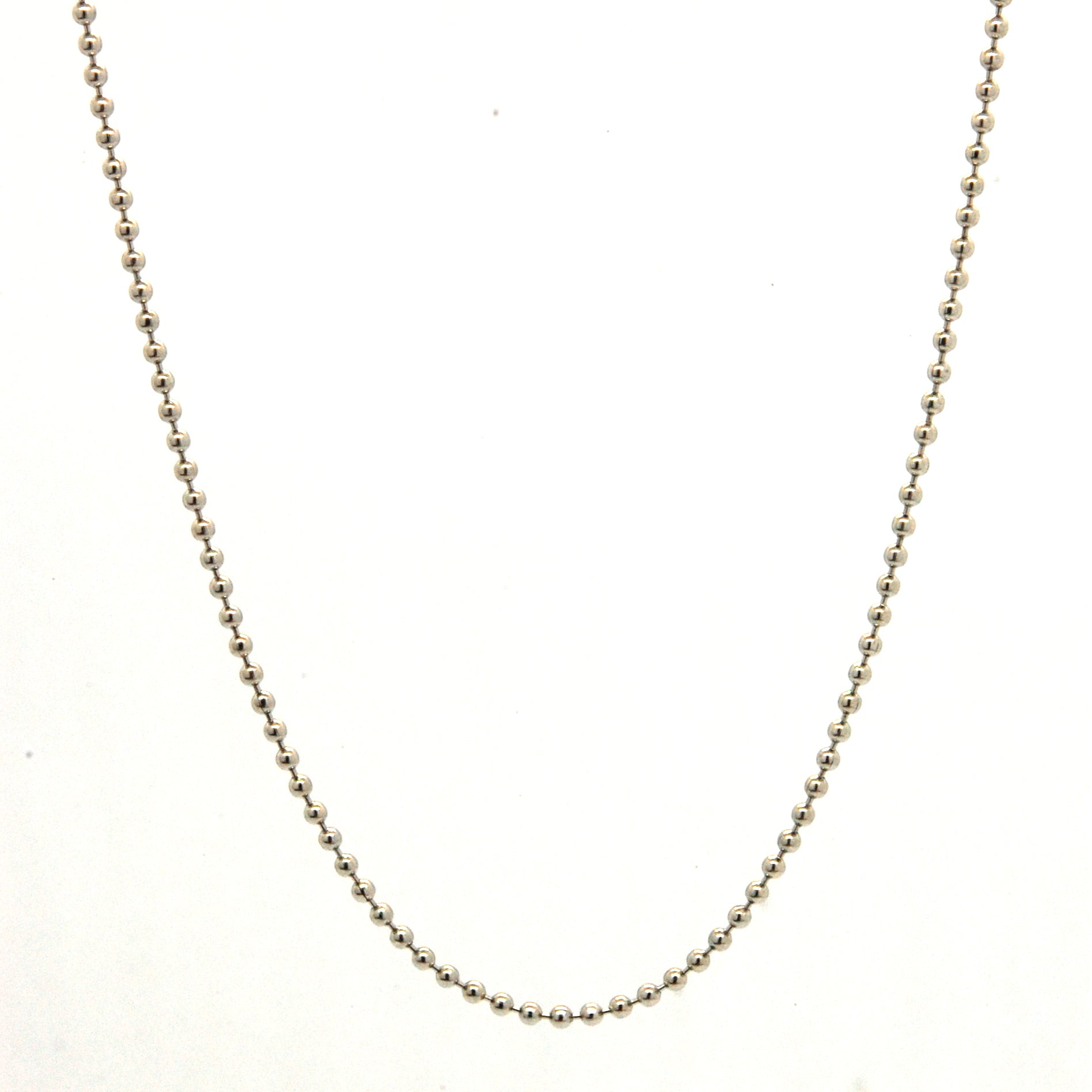 ESCH 6415: 19.5" Ultra-Thin Ball Chain (1mm)