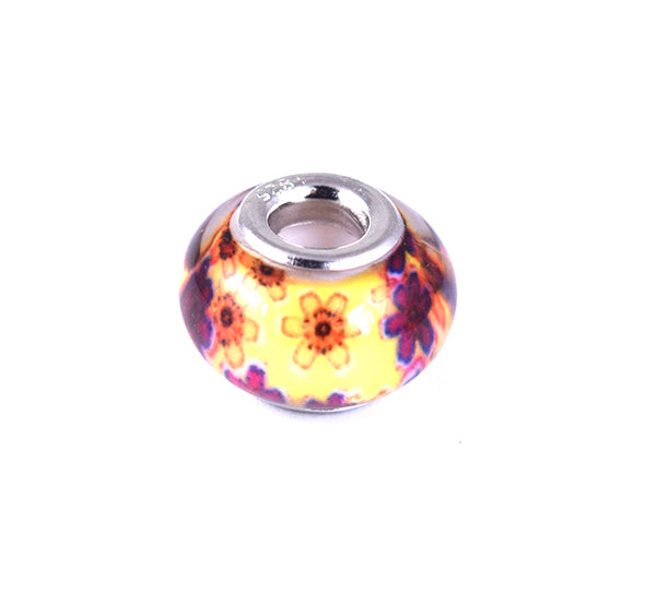 ESCM 4075: Murano Faithful Friendship Flower Charm