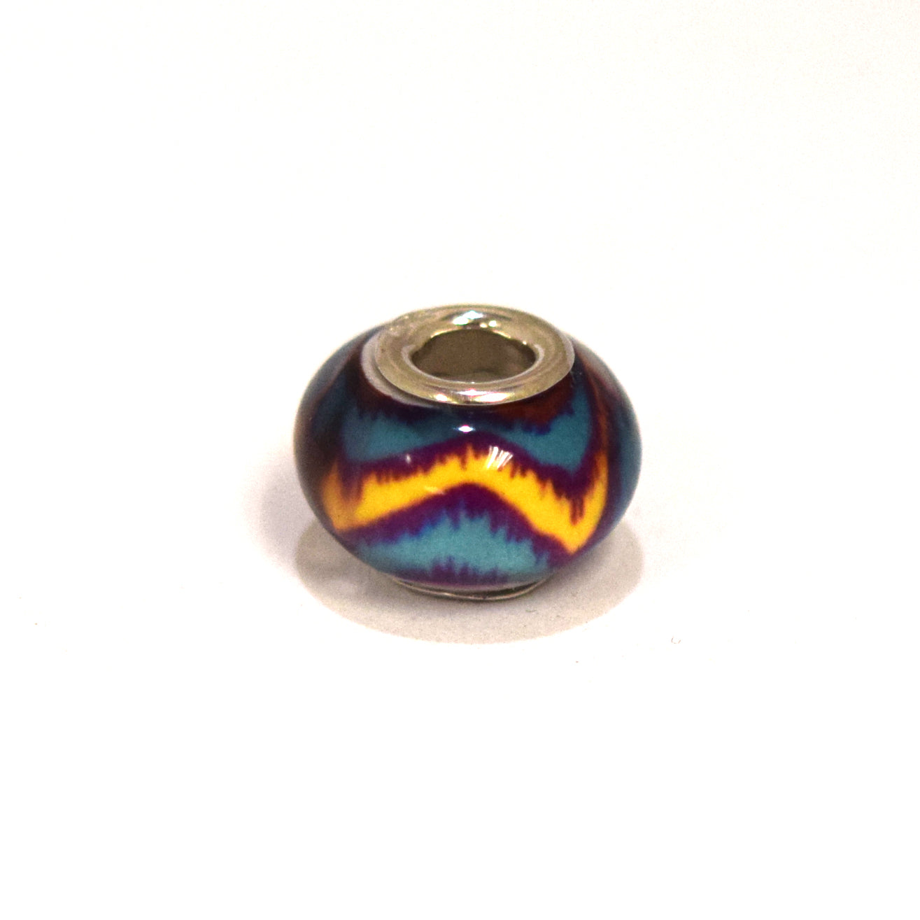 ESCM 4778: Murano Hip & Cool Charm (Blue, Yellow, Red)