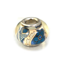 ESCM 4789: Murano Blue & White Flowers