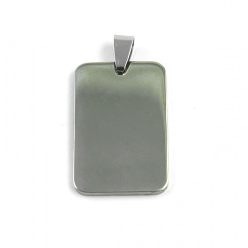 ESP 5210: Medium Rectangular Dogtag w/ Free Face Engrave