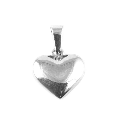 ESP 5663: Solid Engravable Heart Pendant Medium