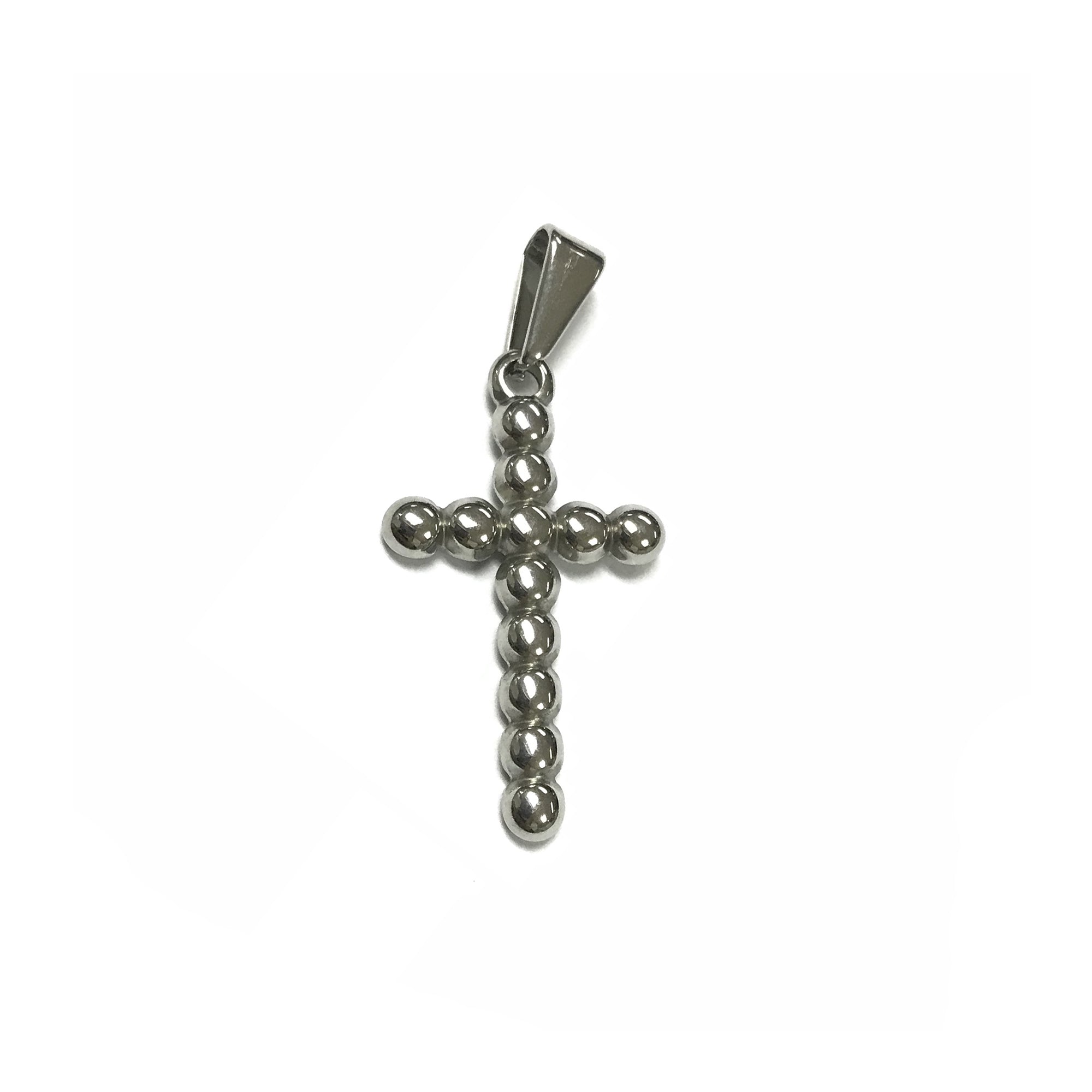 ESP 6843: Med 12-Ball Crucifix Pendant
