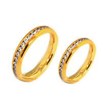 ESR 7466: Carmen Gold Plated Comfort Fit Eternity Ring