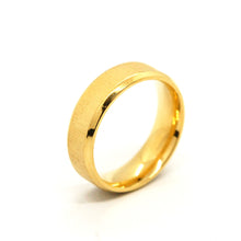 ESR 7826: Stephanie All Gold 6mm Satin Finish Band