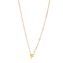 All IPG Fixed Letter Necklace (18