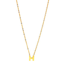 All IPG Fixed Letter Necklace (18