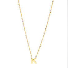 All IPG Fixed Letter Necklace (18