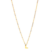 All IPG Fixed Letter Necklace (18