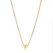 All IPG Fixed Letter Necklace (18