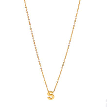 All IPG Fixed Letter Necklace (18