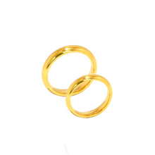ESR 7802: Alexis Gold Plated Glossy Plain Comfort Fit Band