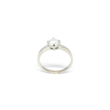 ESR 7562: Emma 1-Carat Solitaire Ring w/ Solid Band