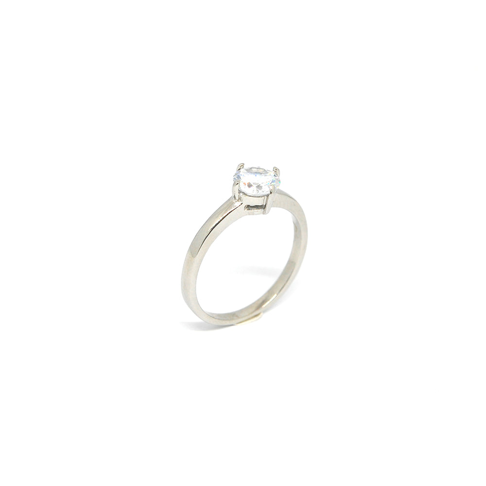 ESR 7562: Emma 1-Carat Solitaire Ring w/ Solid Band