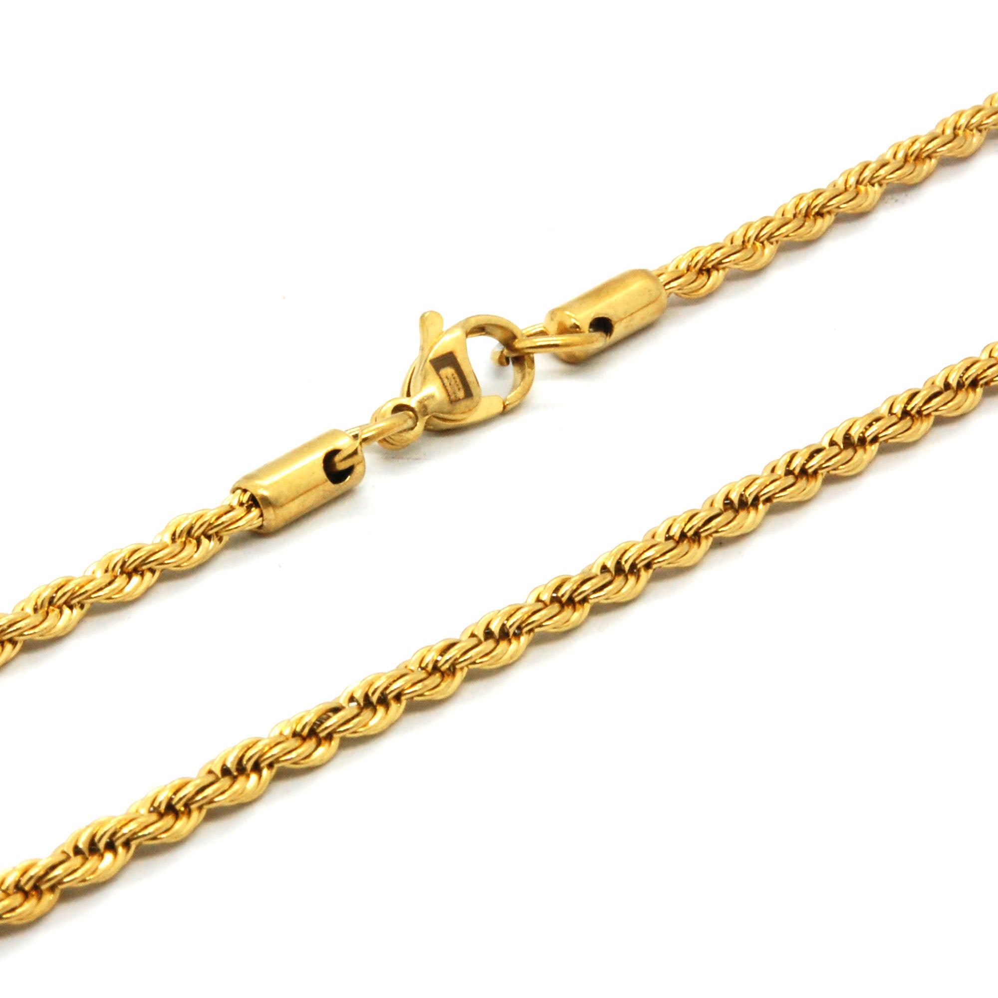 ESCH 7776: 23" All IPG Med Twisted Rope Chain (3mm)