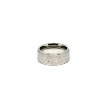 ESR 7845: Jennifer Stainless Steel 3-Lined 8mm Sandblasted Band