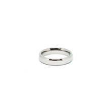 ESR 7543: Karen Stainless Steel glossy 4mm Flat Comfort Fit Ring