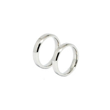 ESR 7543: Karen Stainless Steel glossy 4mm Flat Comfort Fit Ring