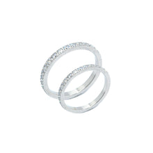 ESR 7531: Leah Thin Single Band Eternity Ring